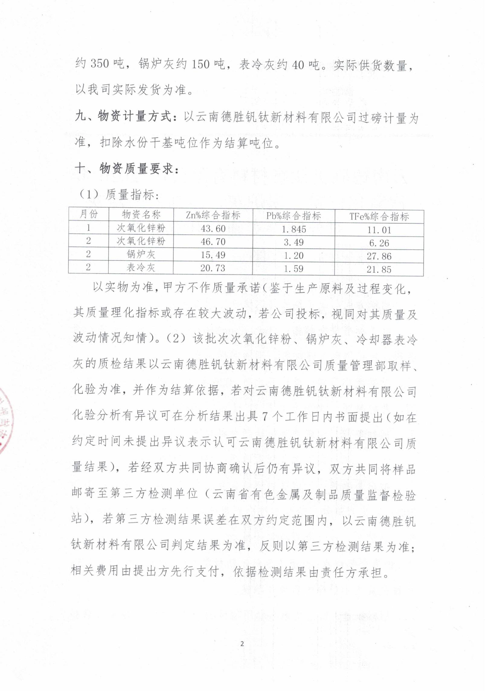 2026年次氧化锌粉、锅炉灰、表冷却器灰（1-3月）招标文件20260313_01